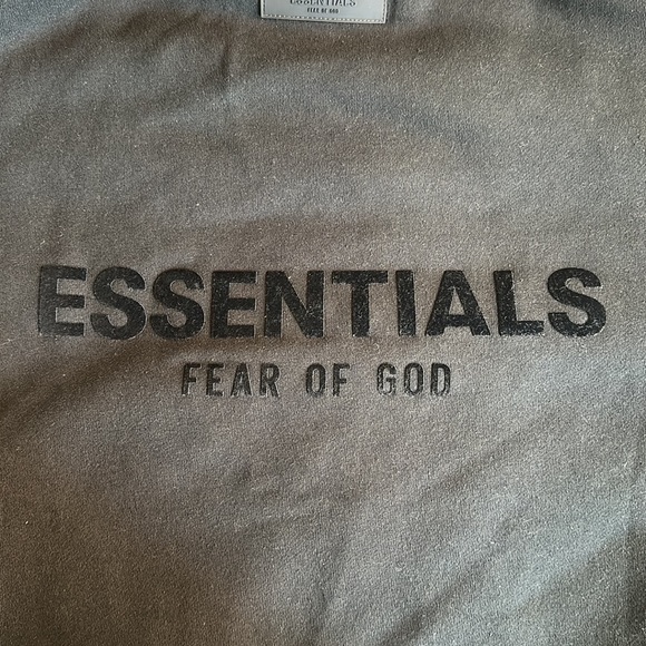 Essentials FEAR OF GOD Dark Grey crewneck sweater - Picture 3 of 5